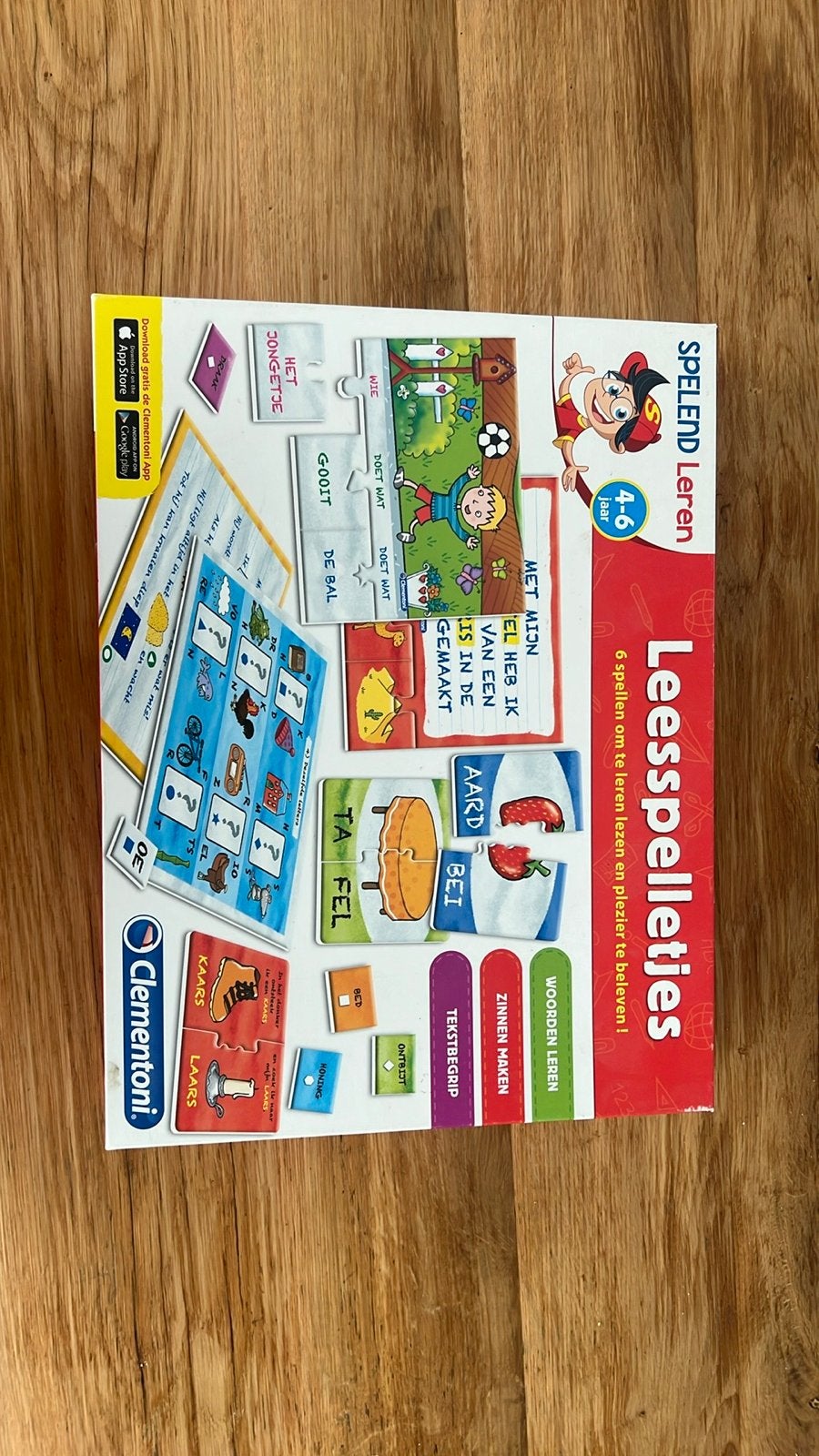 Clementoni Leesspelletjes: Leerzaam voor beginnende lezers, Ophalen of Verzenden, Zo goed als nieuw, Taal en Lezen