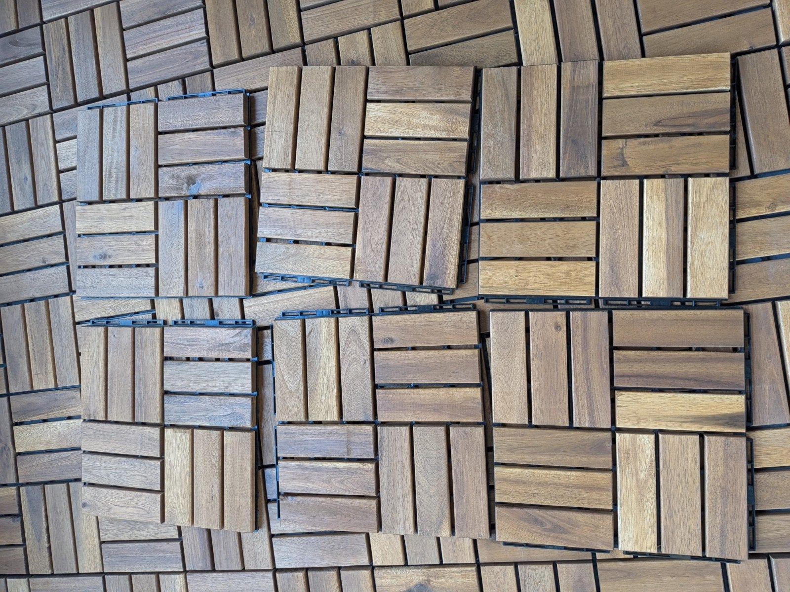 6 IKEA Runnen vlondertegels 30x30cm - Nieuw, Ophalen, Nieuw, Hout