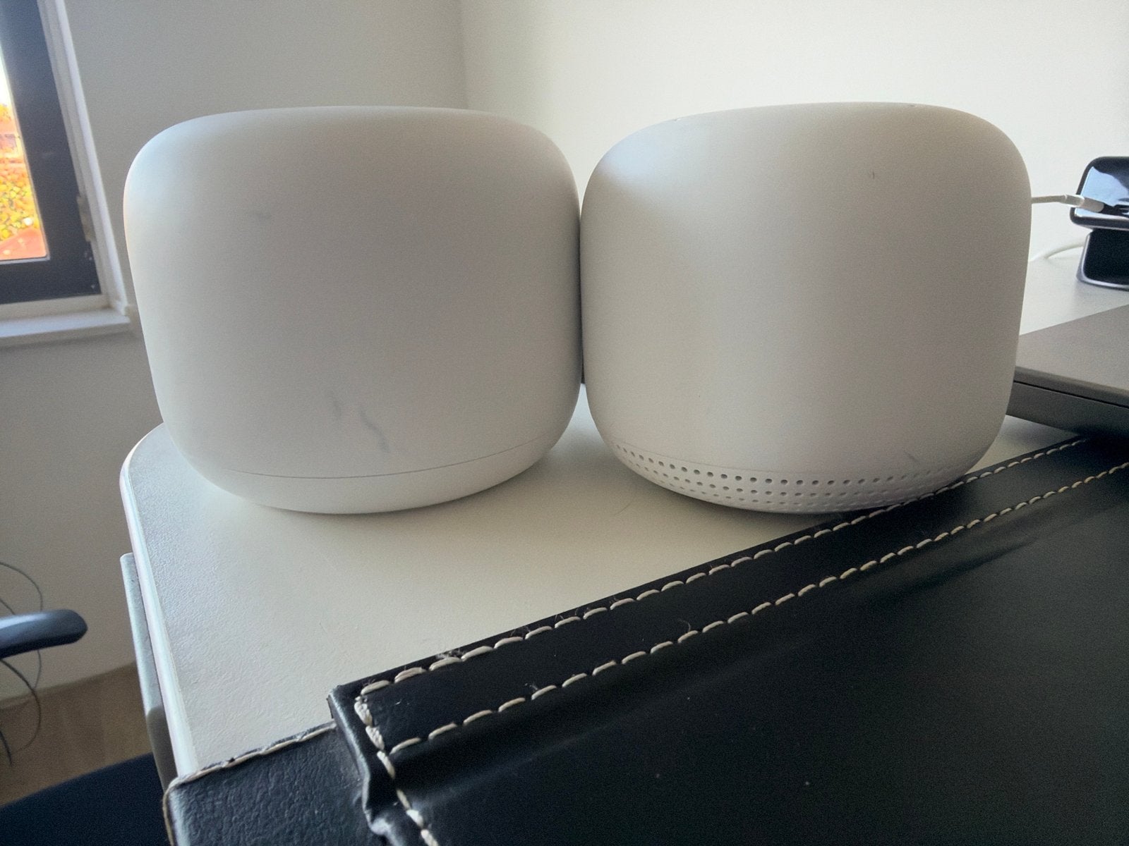 Google Nest Wifi Router en Point - Mesh WiFi Systeem, Ophalen of Verzenden, Zo goed als nieuw, Router