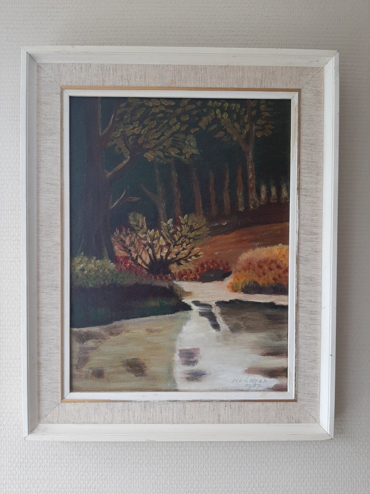 Schilderij landschap, Ophalen of Verzenden