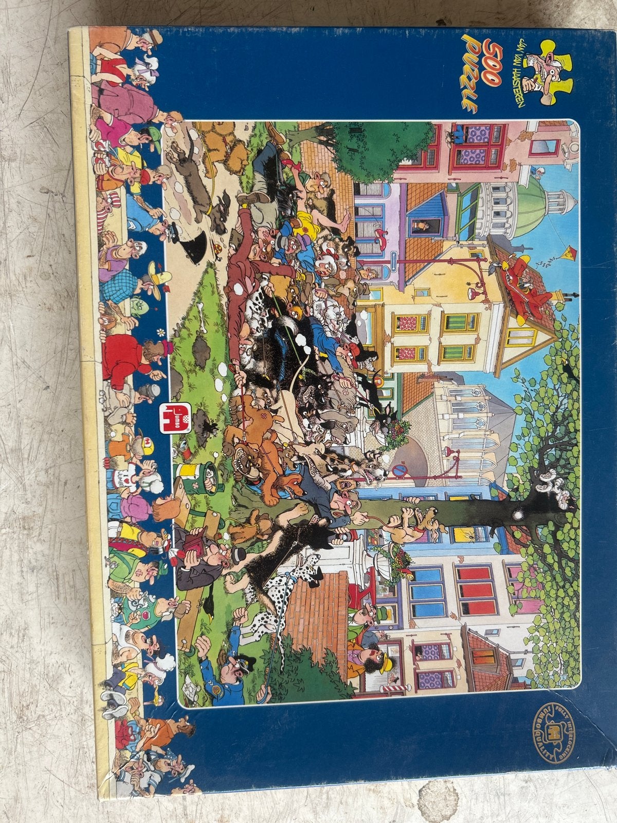 Jan van Haasteren Puzzel 500 stukjes - De Hondenuitlaat, Ophalen, Minder dan 500 stukjes, Gebruikt, Legpuzzel