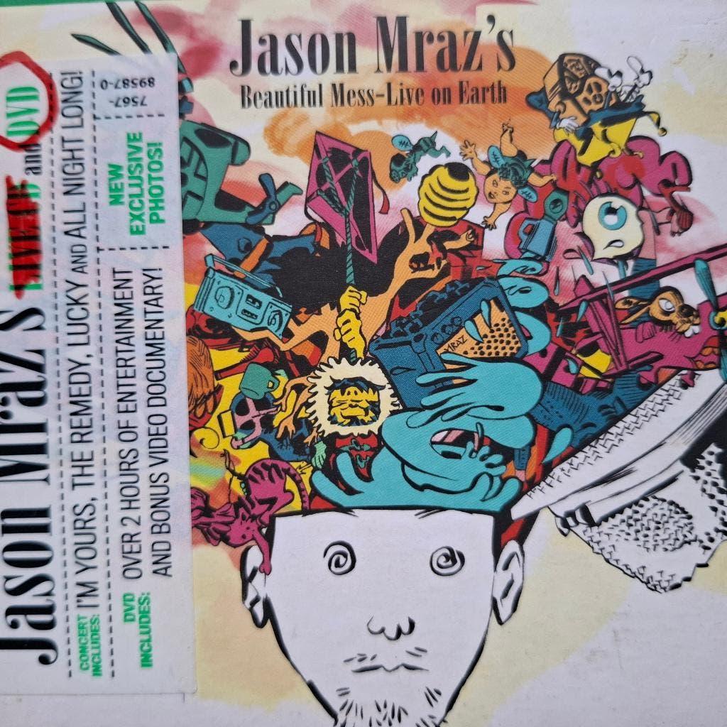 JASON MRAZ'S - BEAUTIFUL MESS - LIVE ON EARTH, Ophalen of Verzenden, Zo goed als nieuw, Poprock