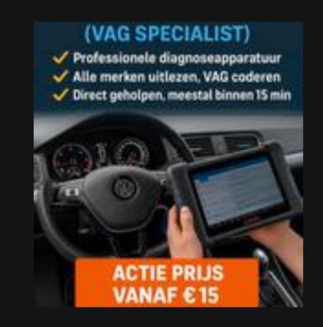 Vag uitlezen en coderen Volkswagen Audi Skoda Seat Mercedes, Ophalen, Nieuw