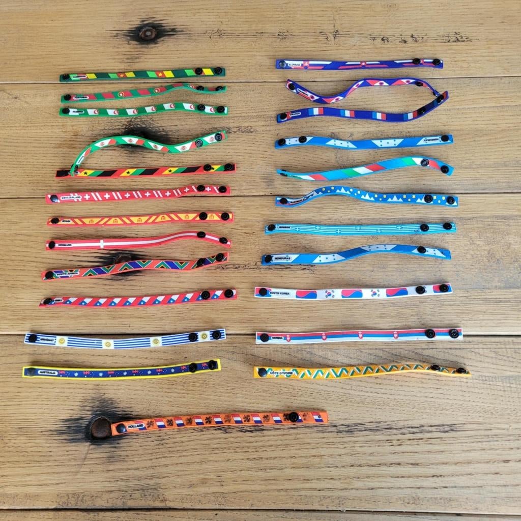 wk juichbandjes 24 stuks!.MAAK JE ORANJE-OUTFIT COMPLEET!, Ophalen of Verzenden, Nieuw, Buitenlandse clubs, Overige typen