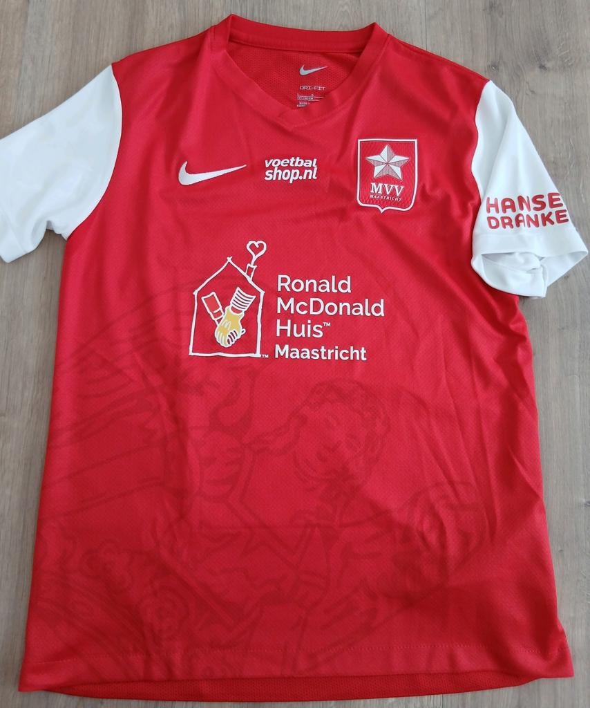 2x MVV shirt: 147-158 kind en 158-170, Ophalen of Verzenden, Zo goed als nieuw, Jongen of Meisje, Shirt of Longsleeve