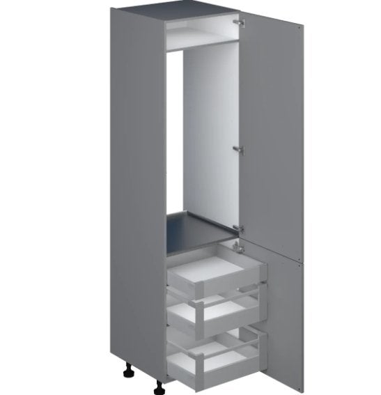Nieuwe Bruynzeel Ombouwkast Koelkast 60x221 cm | Nieuw €911, Ophalen, 200 cm of meer, Nieuw, 50 tot 100 cm