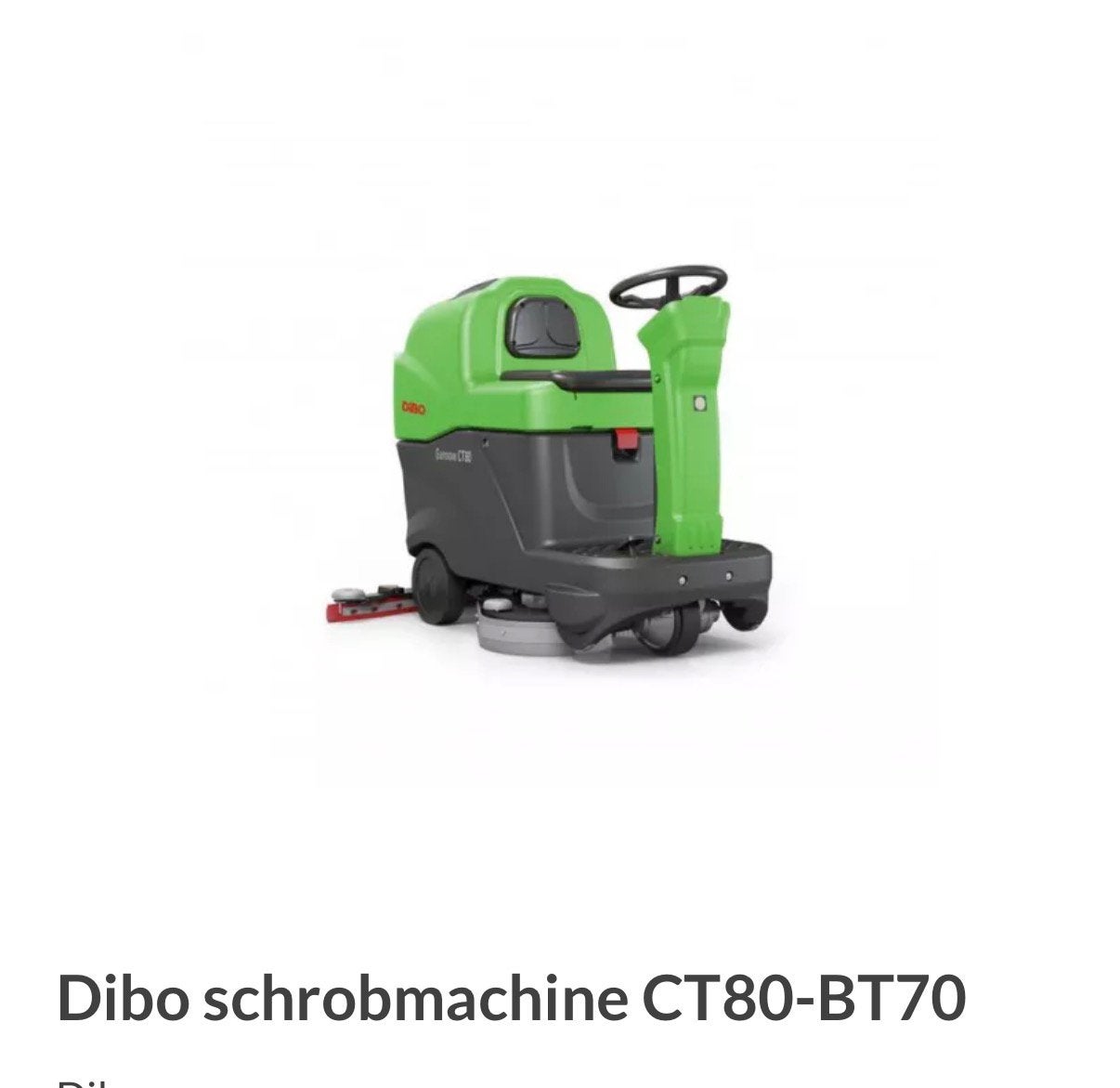 Dibo schrob zuig machine CT80-BT70, Ophalen, Zo goed als nieuw