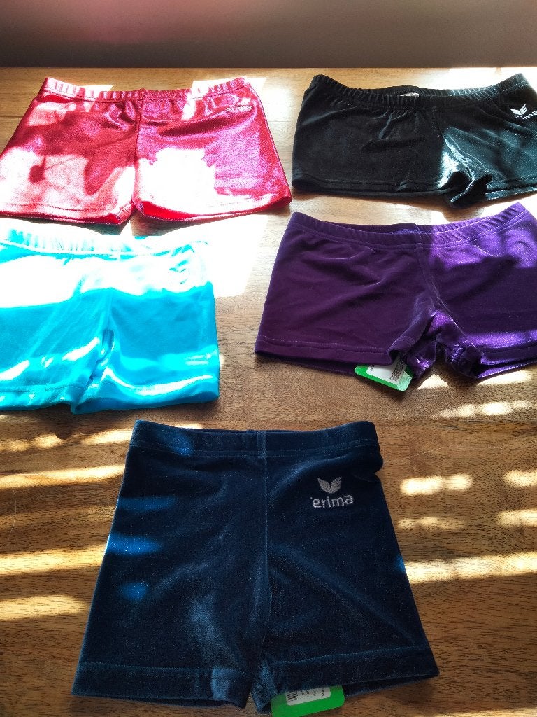 Erima turnbroekjes/turnbroekje diverse maten en kleuren (3), Sport en Fitness, Turnen, Ophalen of Verzenden, Nieuw, Turnpak(je)