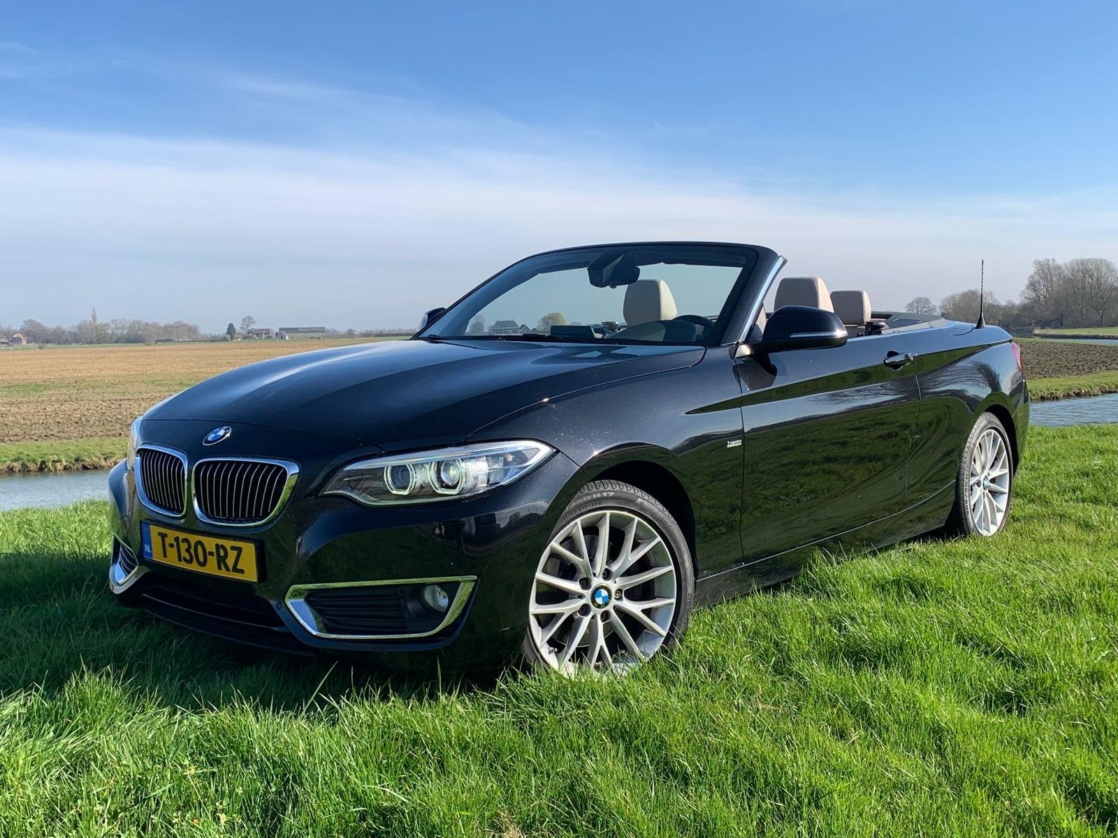 BMW 228i Luxury Line Automaat - Zeer goede staat, Achterwielaandrijving, Beige, 4 cilinders, Cabriolet