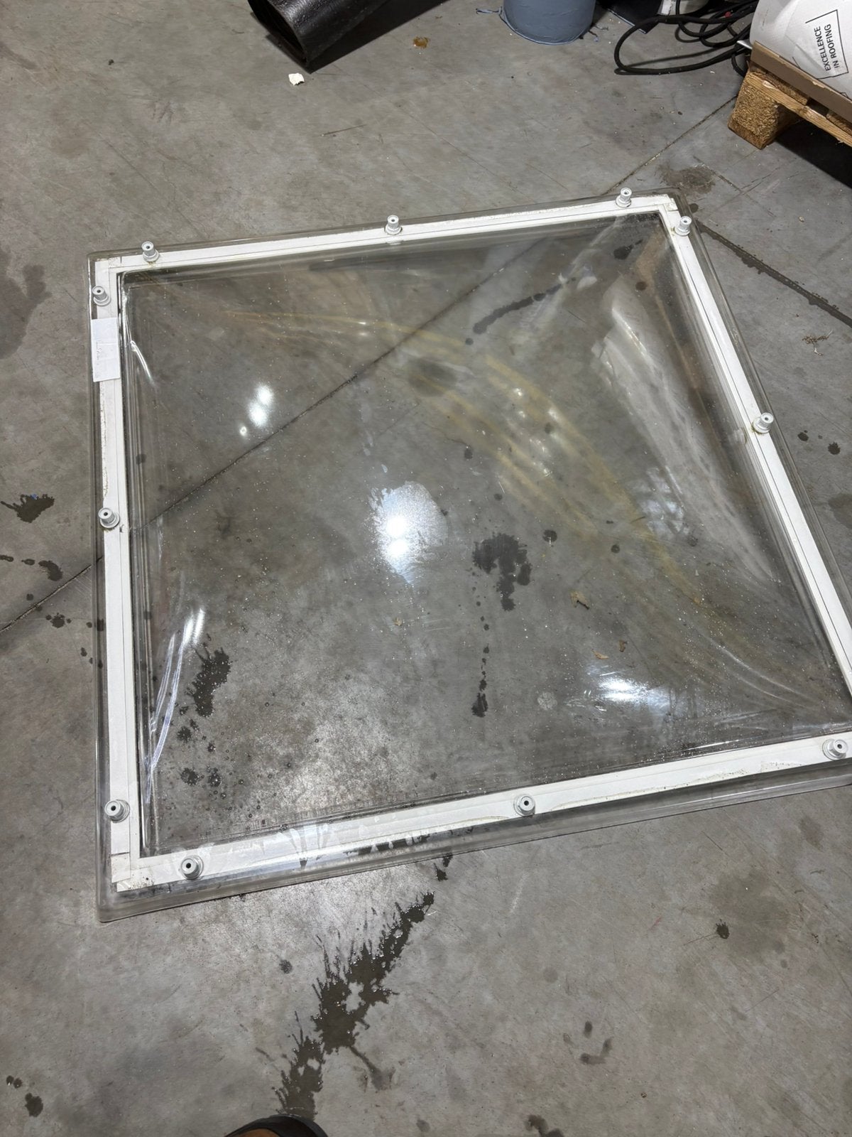 3 lichtkoepel glazen, Ophalen, Zo goed als nieuw, Minder dan 80 cm, Dakraam