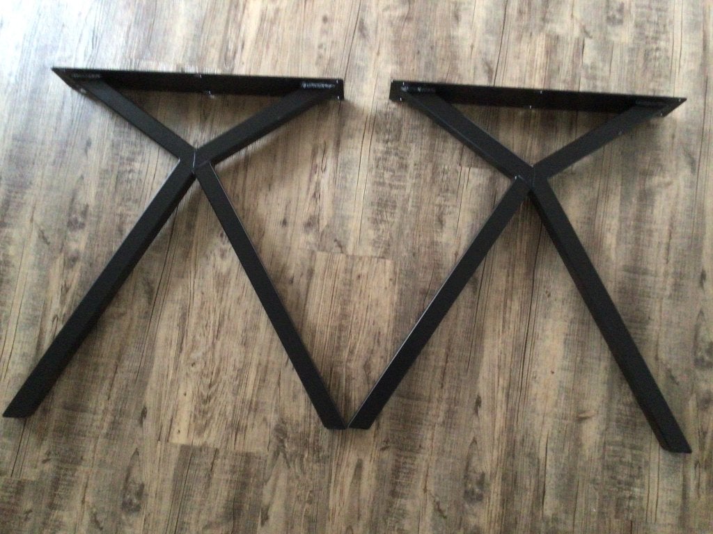 Stalen kruispoot 2 x, Ophalen, Minder dan 50 cm, Gebruikt, 50 tot 100 cm
