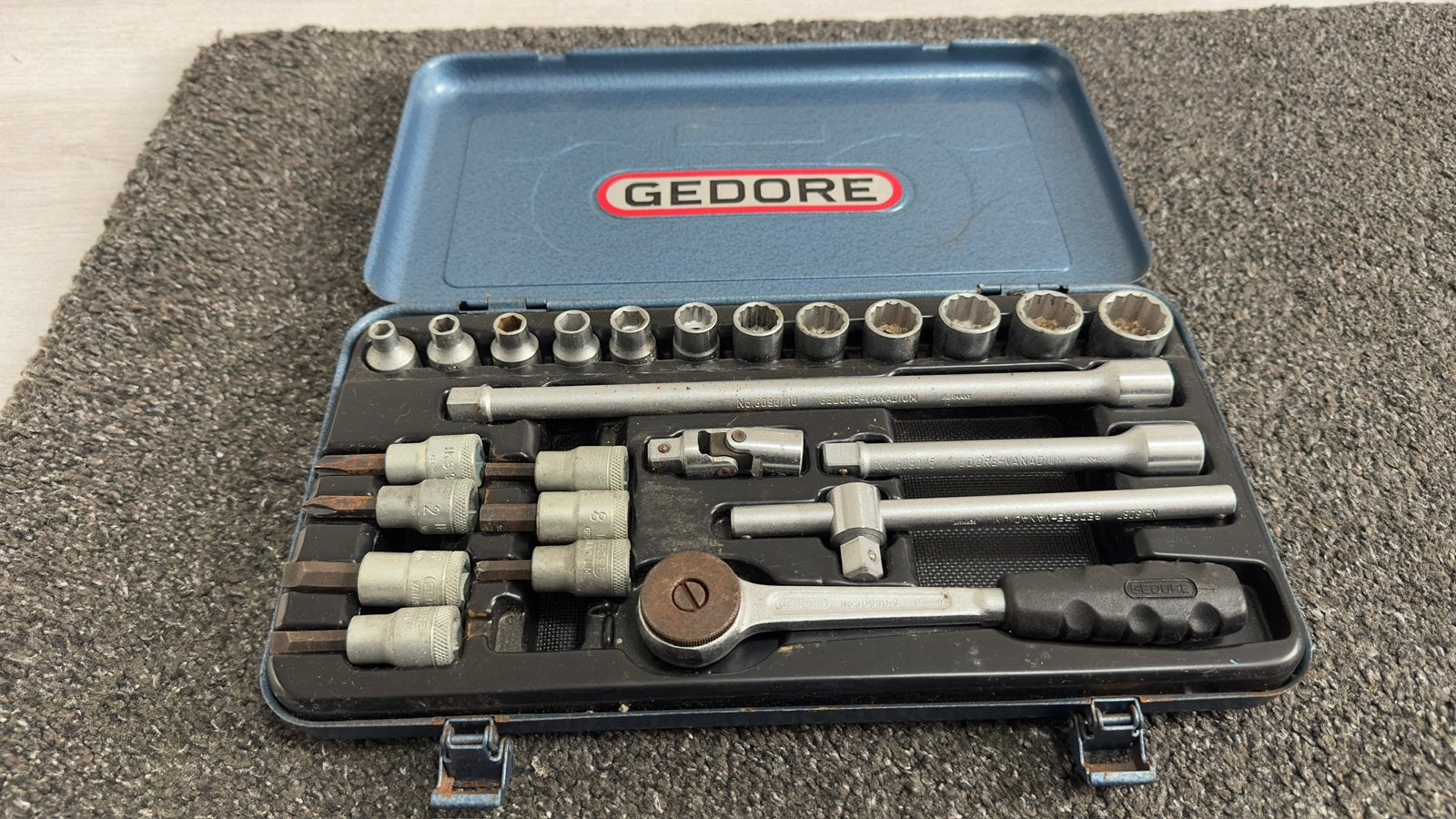 Gedore Dopenset Dopsleutels, Ophalen, Gebruikt