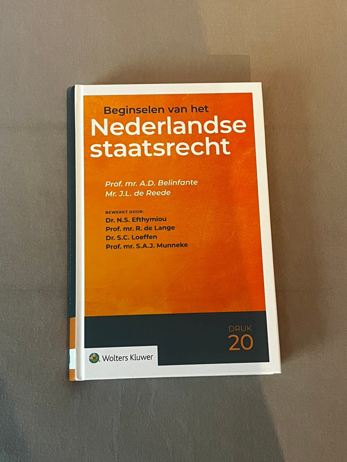A.D. Belinfante - Beginselen van het Nederlandse staatsrecht, Ophalen of Verzenden, Zo goed als nieuw, A.D. Belinfante