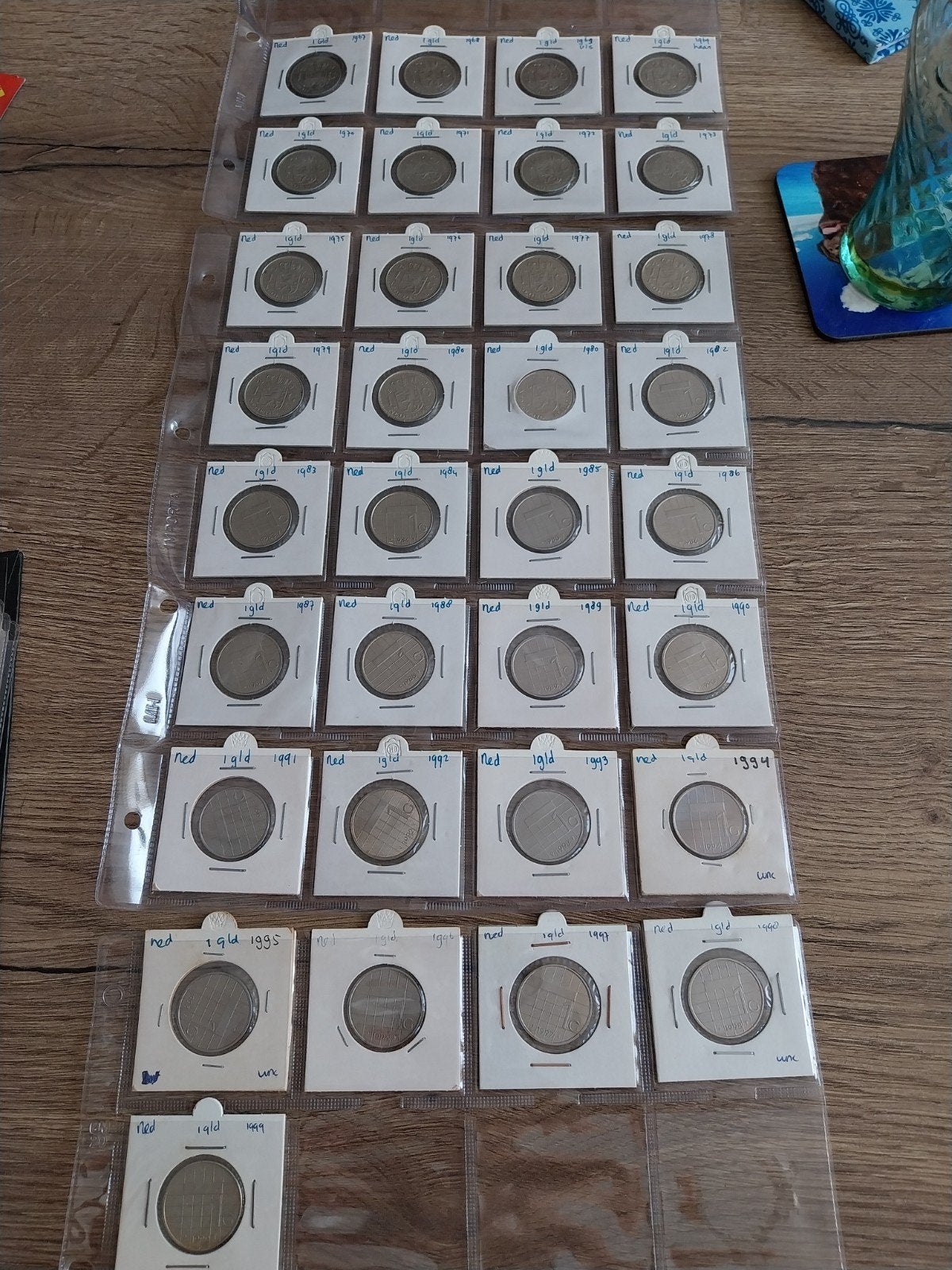Collectie Nederlandse Guldens 1967-1999. totaal.33 stuks, Ophalen of Verzenden, Koningin Beatrix, 1 gulden, Setje