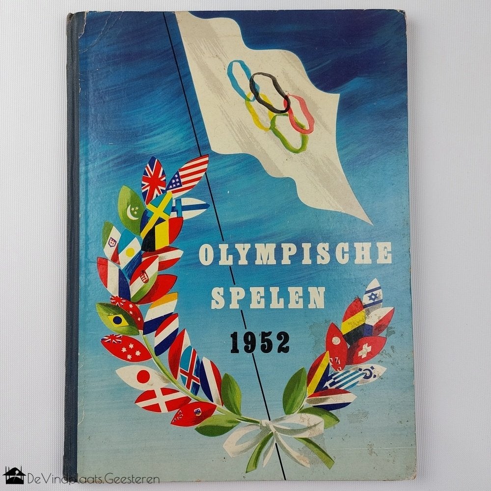 Olympische Spelen 1952 – plaatjesboek compleet, Boeken, Ophalen of Verzenden, Gelezen, Overige sporten