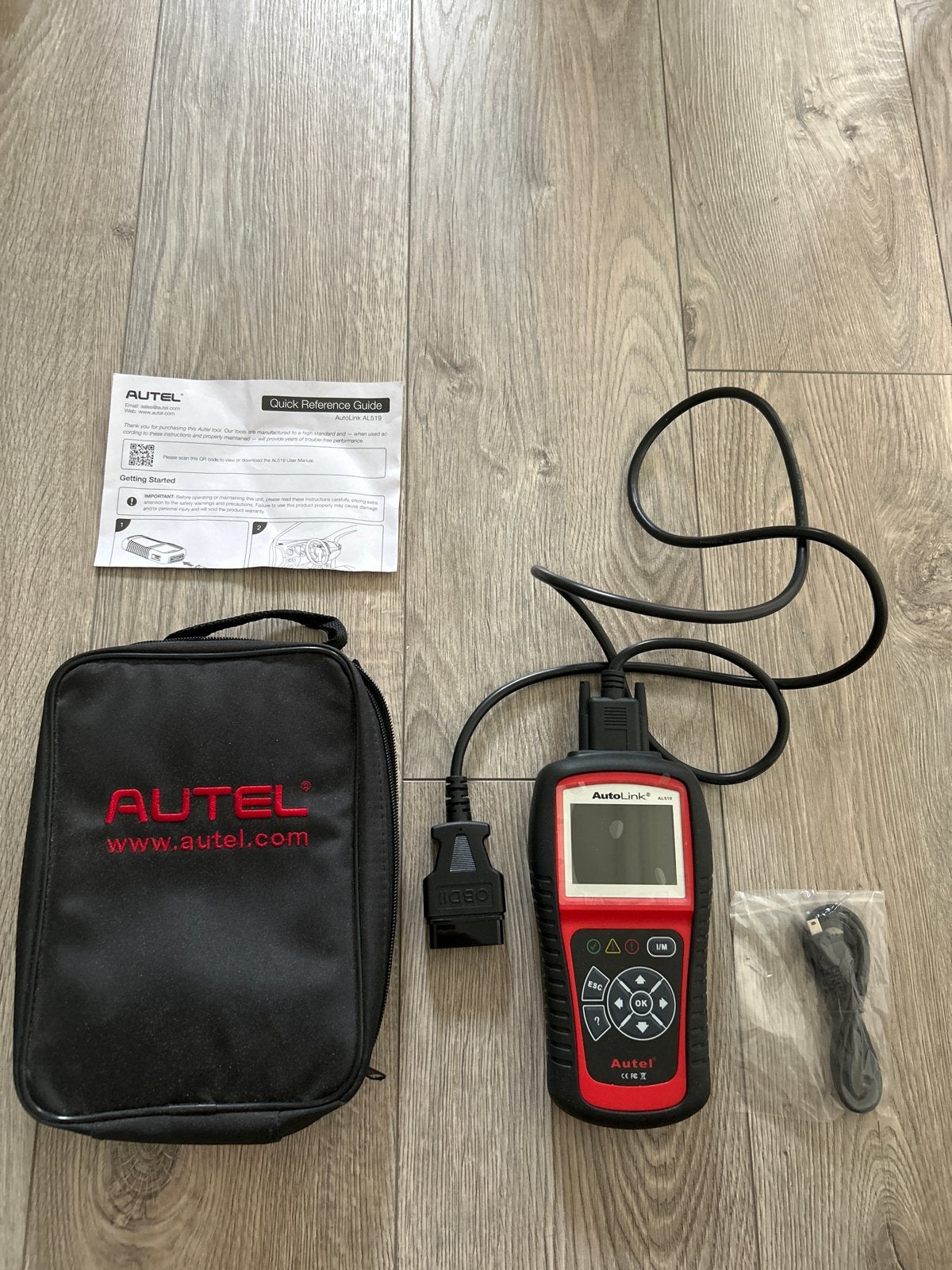 Autel AutoLink AL519 OBD2 Scanner Foutcodelezer, Ophalen of Verzenden, Zo goed als nieuw