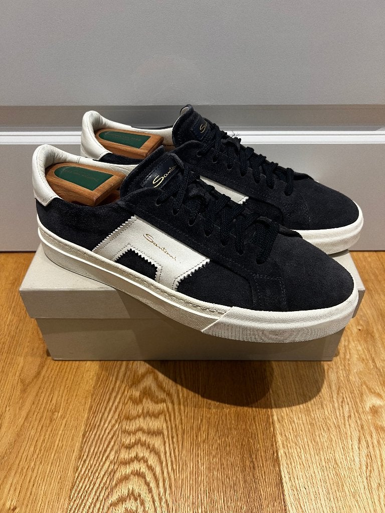Santoni DBS Sneakers | 45 / UK 10.5 | (407), Kleding | Heren, Santoni, Verzenden, Blauw, Sneakers of Gympen