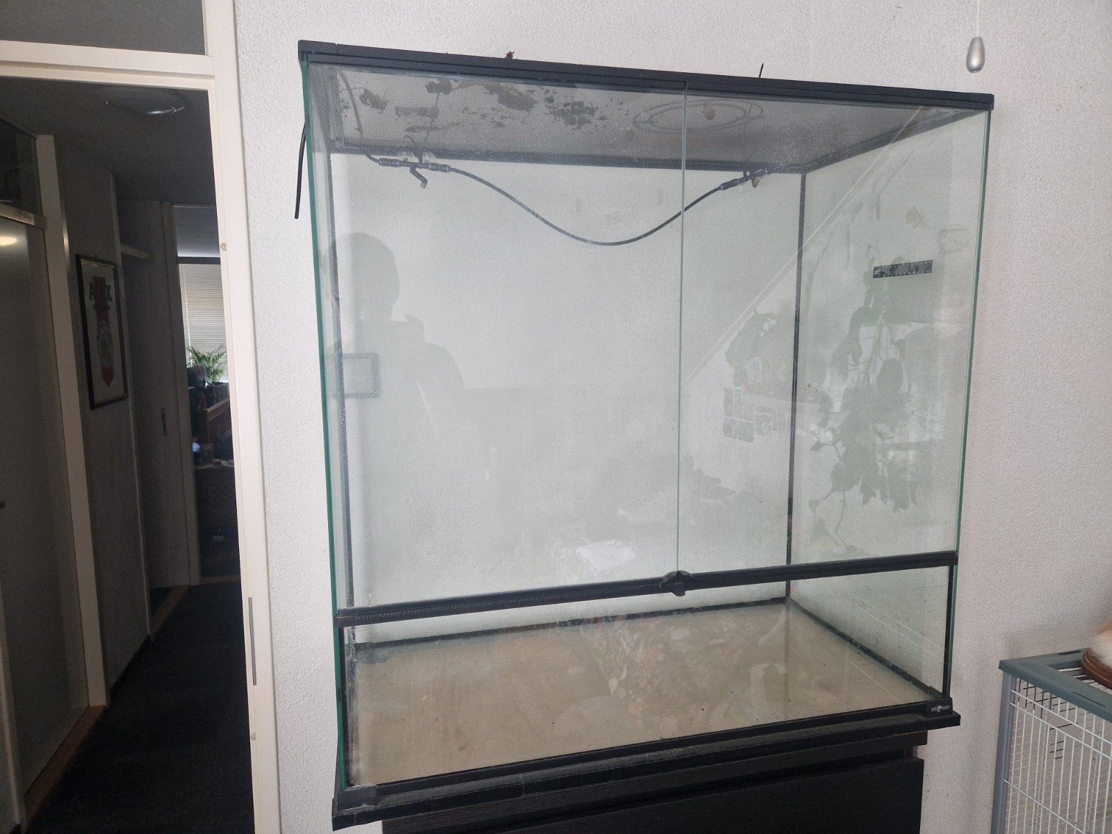 terrarium 90 cm b x 90cm h x 45 cm d, Ophalen, Gebruikt, Terrarium of Paludarium