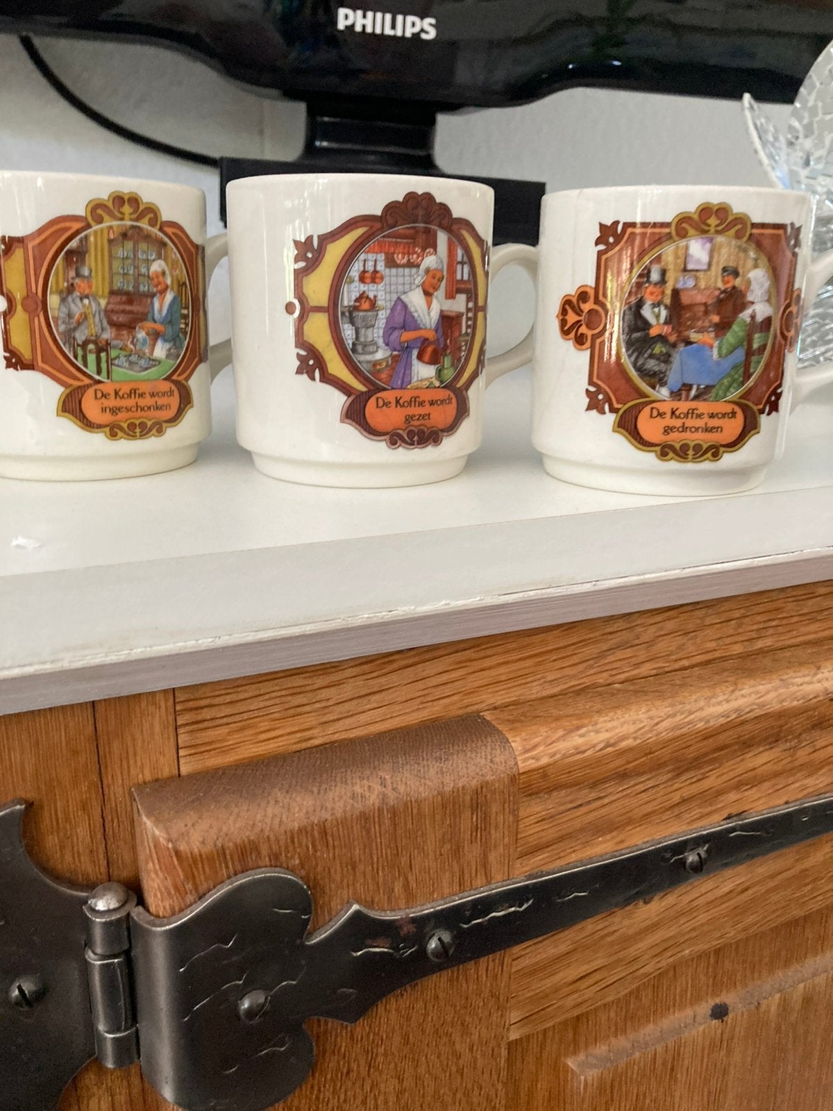 5 Villeroy en Boch mokken Vintage., Antiek en Kunst, Ophalen of Verzenden
