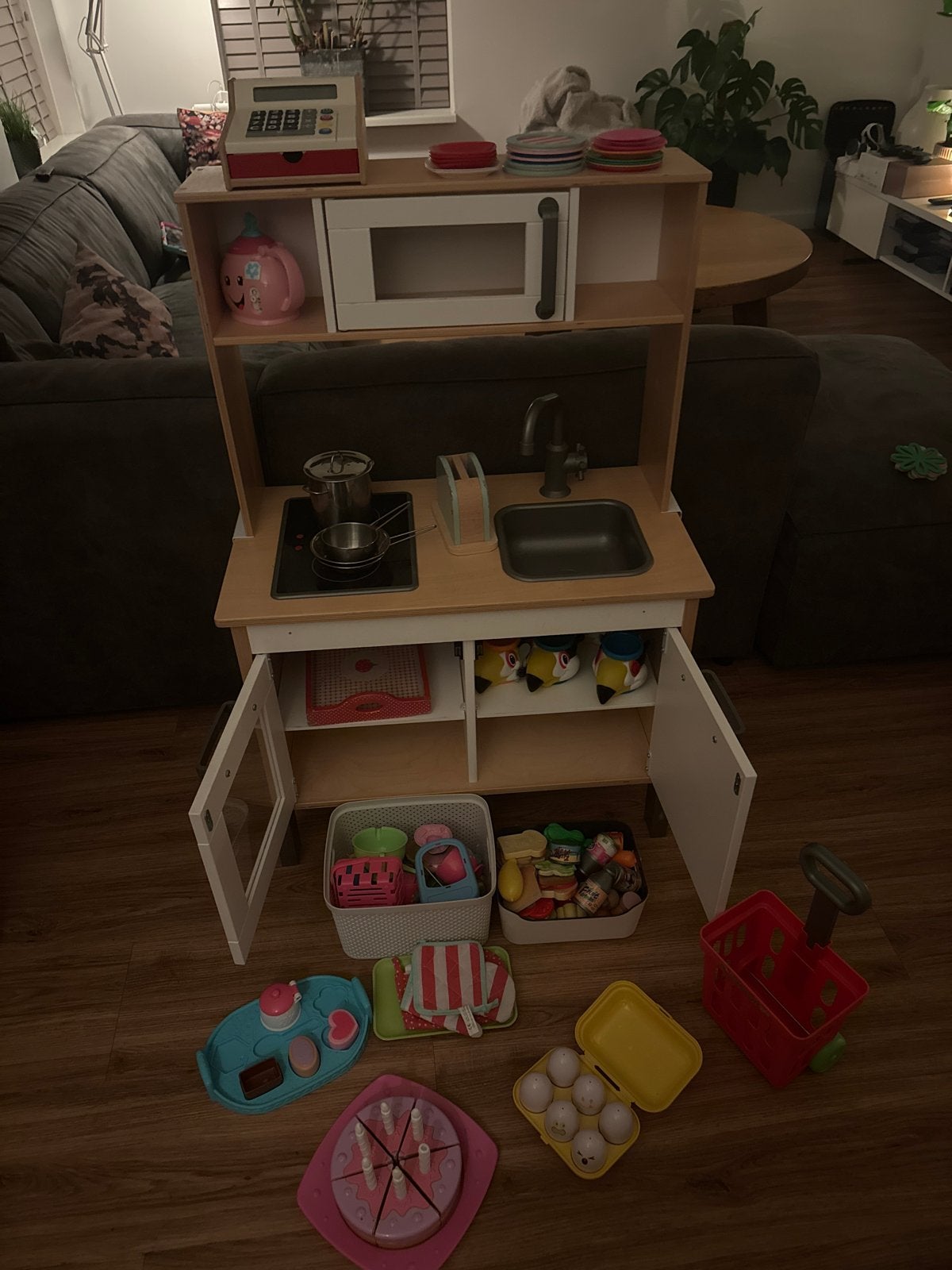 Houten speelkeuken ikea met accessoires, Ophalen, Zo goed als nieuw, Hout, Speelkeuken