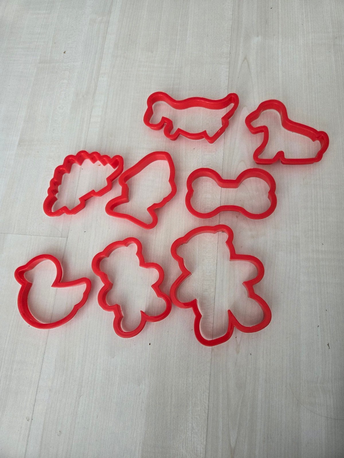 Wilton uitstekers set - dieren, Ophalen of Verzenden, Zo goed als nieuw, Taarten of Cupcakes, Bakvorm