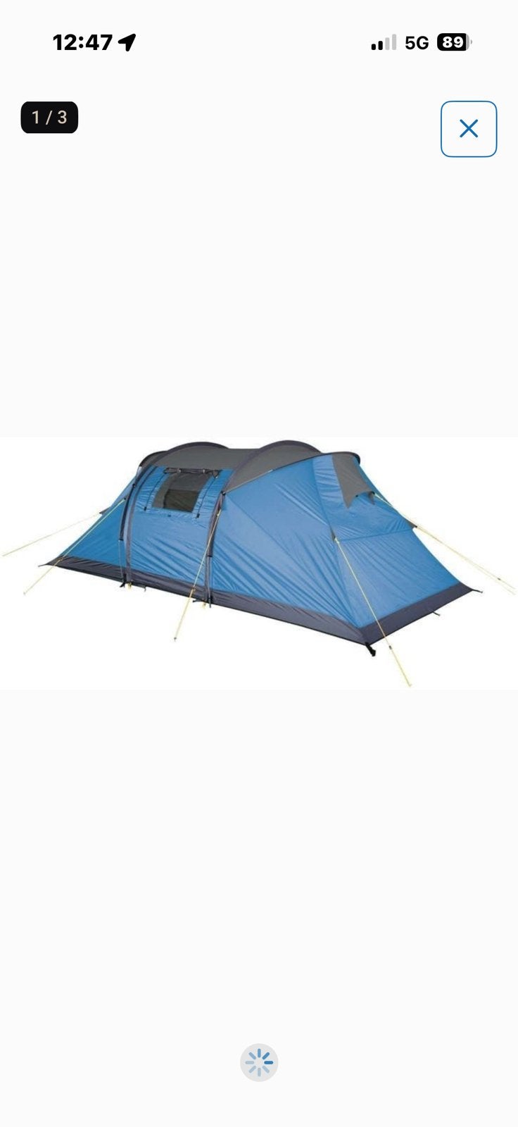 Eurotrail tent, Ophalen of Verzenden, Zo goed als nieuw, Tot en met 2