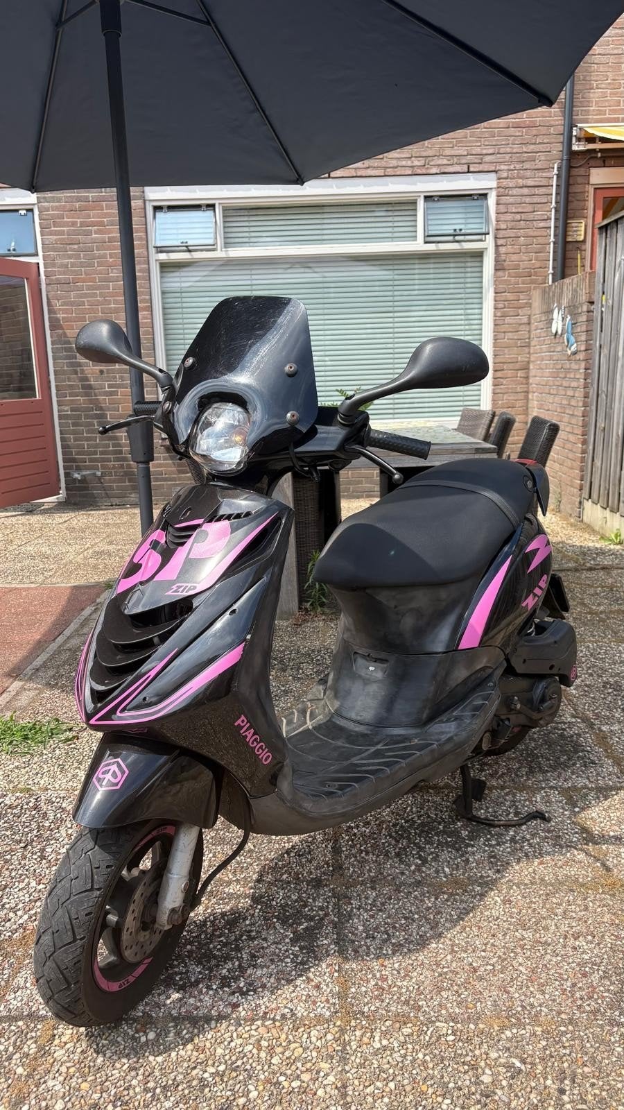 Piaggio Zip 50cc, 4t, Fietsen en Brommers, Scooters | Piaggio, Ophalen, Gebruikt, Benzine, Zip
