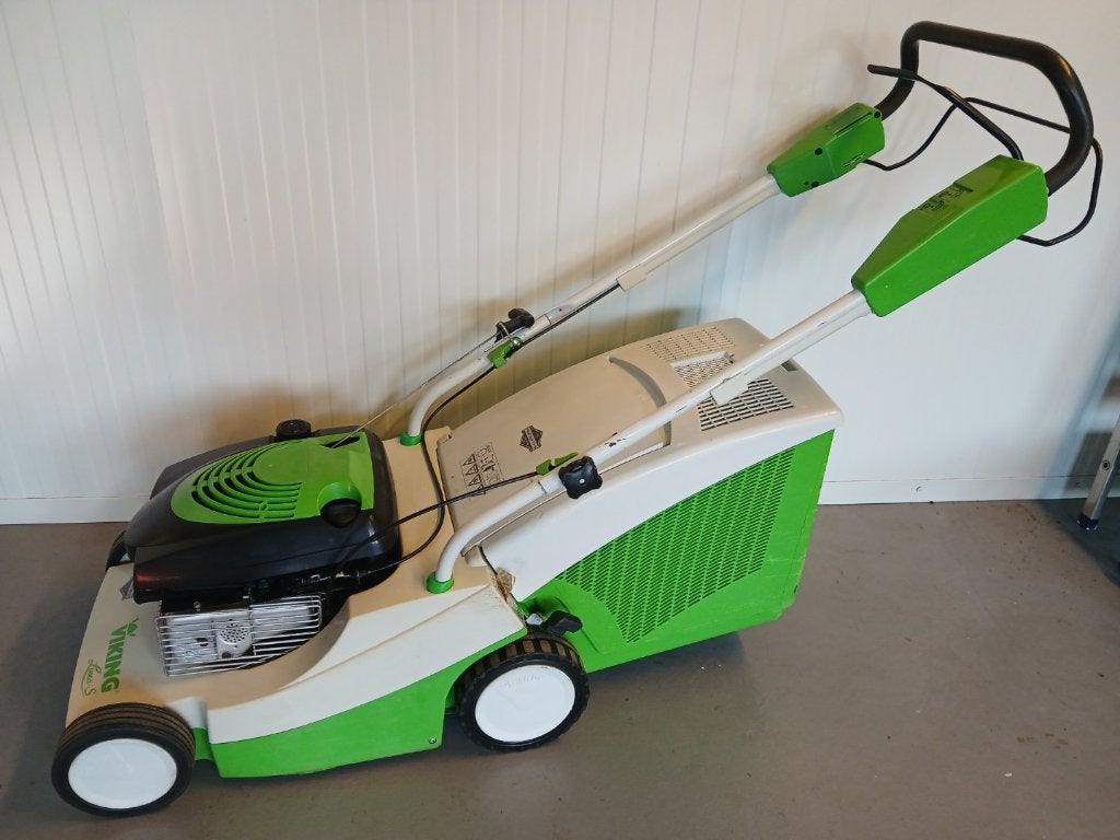 Viking (Stihl) MB455c motormaaier zelfrijdend, Ophalen, Cirkelmaaier, Versnellingen, Benzine-grasmaaier