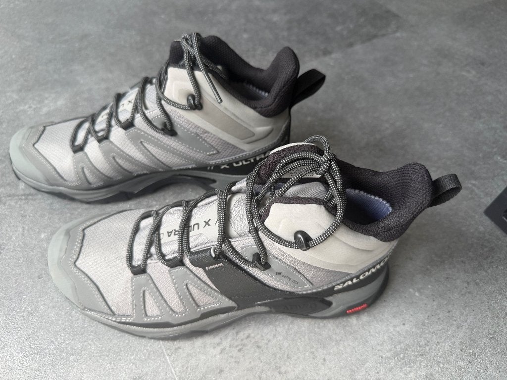 Salomon X Ultra 4 Mid, Gore-tex, Grijs, Maat 42 ⅔, Nieuw, Ophalen of Verzenden, Nieuw, Schoenen