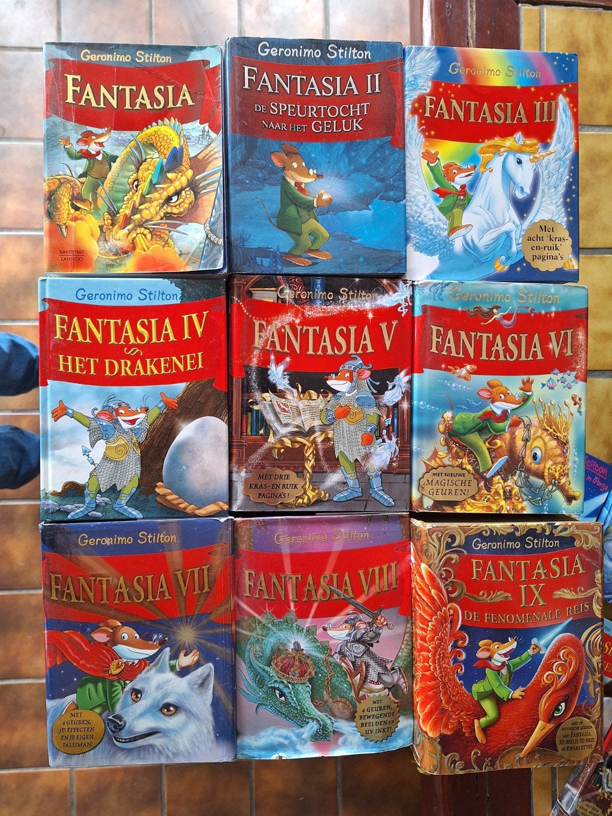 Fantasia Geronimo Stilton 15 stuks en Thea Stilton 2 stuks, Boeken, Ophalen of Verzenden, Zo goed als nieuw
