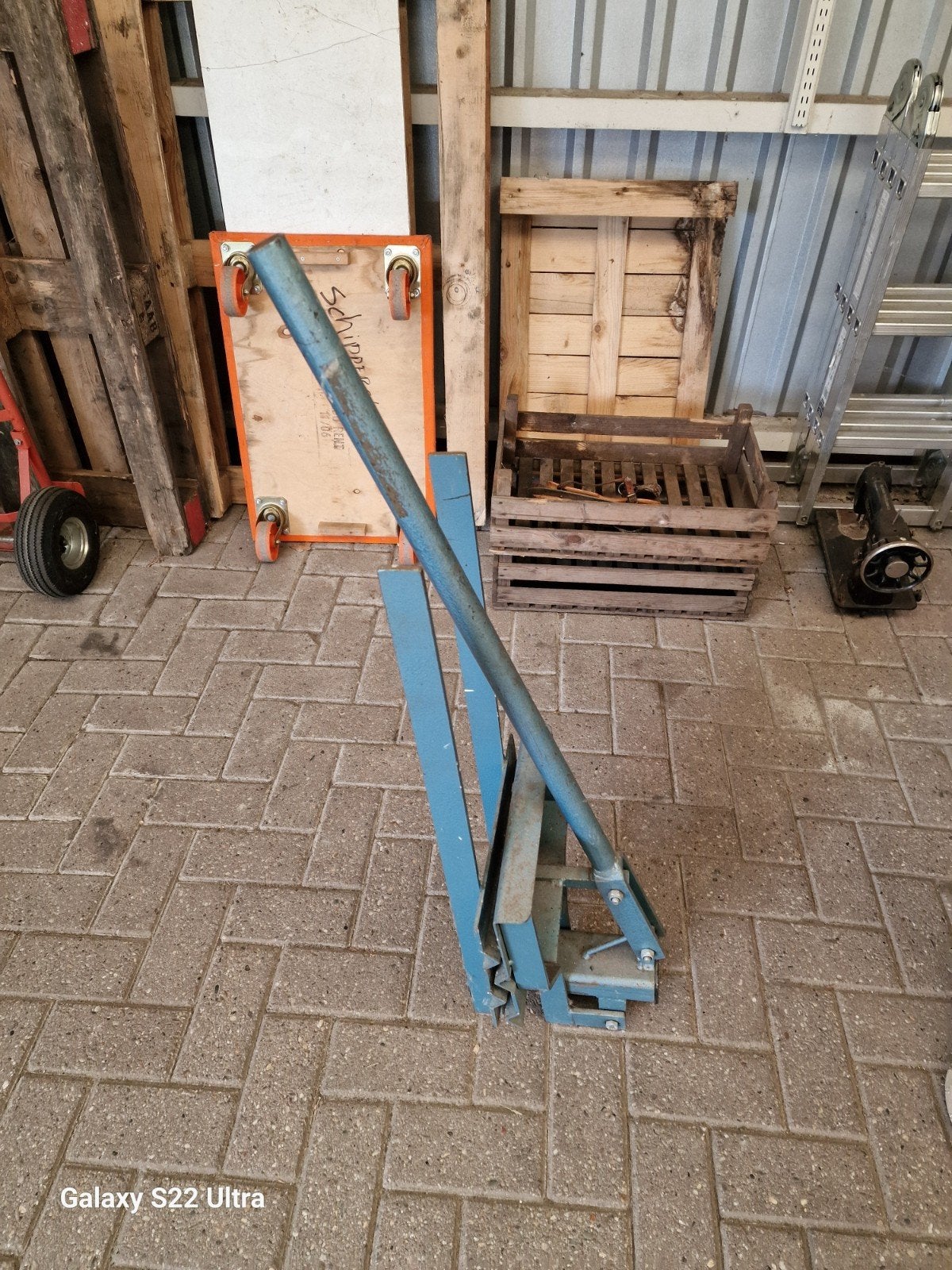 Robuuste steenknipper voor bestrating, Ophalen, Gebruikt