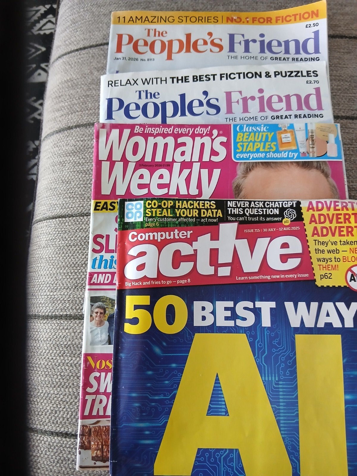 Div Engelse Tijdschriften - Woman's Weekly, Computer Active, Boeken, Ophalen of Verzenden, Gelezen, Overige typen