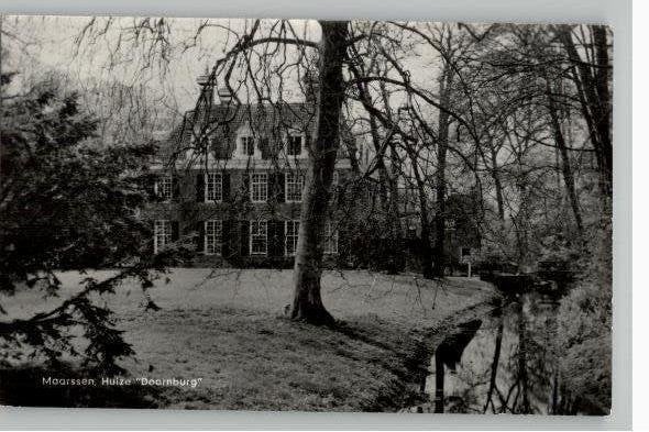 Maarssen Huize Doornburg 2 kaarten, Verzenden, 1940 tot 1960, Gelopen, Utrecht
