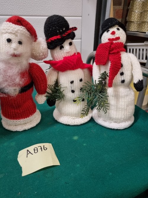 kerstmannen en sneeuwpoppen gehaakt [a876], Diversen, Kerst, Ophalen of Verzenden, 'T Olde Gre-j, Info@toldegrej.nl, Endepoelstraat 20f Didam