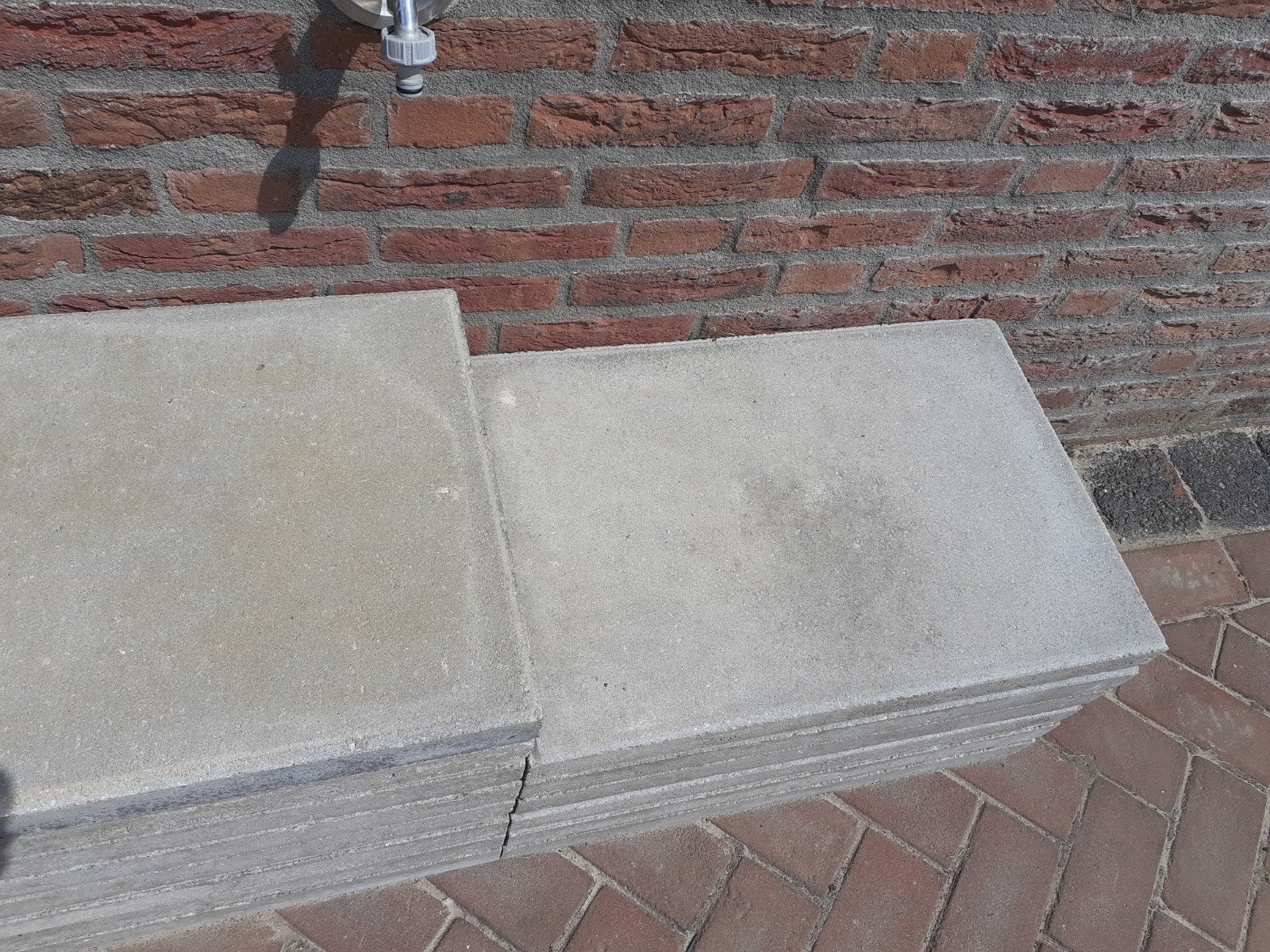 Tegels 40x60 cm, Ophalen, 5 tot 10 m², Zo goed als nieuw, Beton