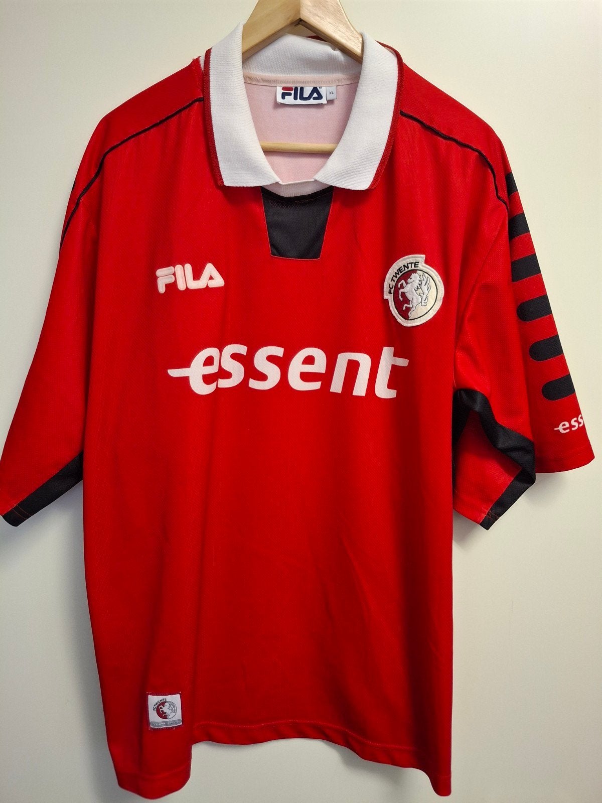 Fc Twente Match Worn Thuisshirt Mitchell Piqué 2000-2001, Ophalen of Verzenden, Shirt