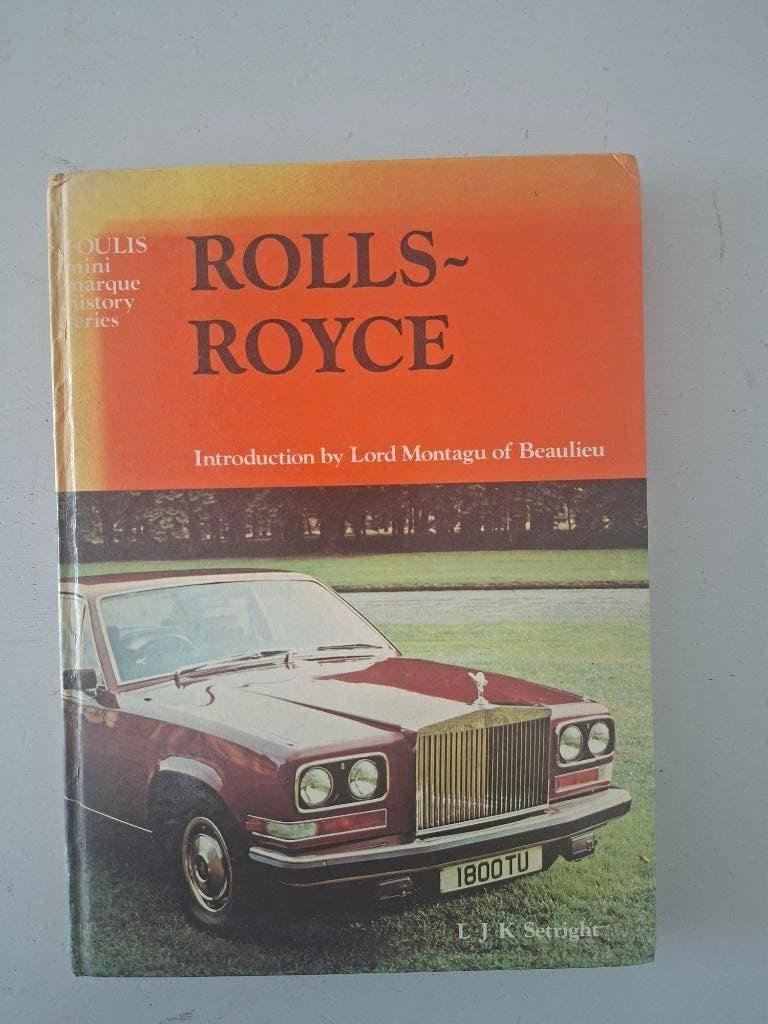 vintage autoboek Rolls Royce jaren 70 Engels hardcover, Ophalen of Verzenden, Gelezen, Overige merken