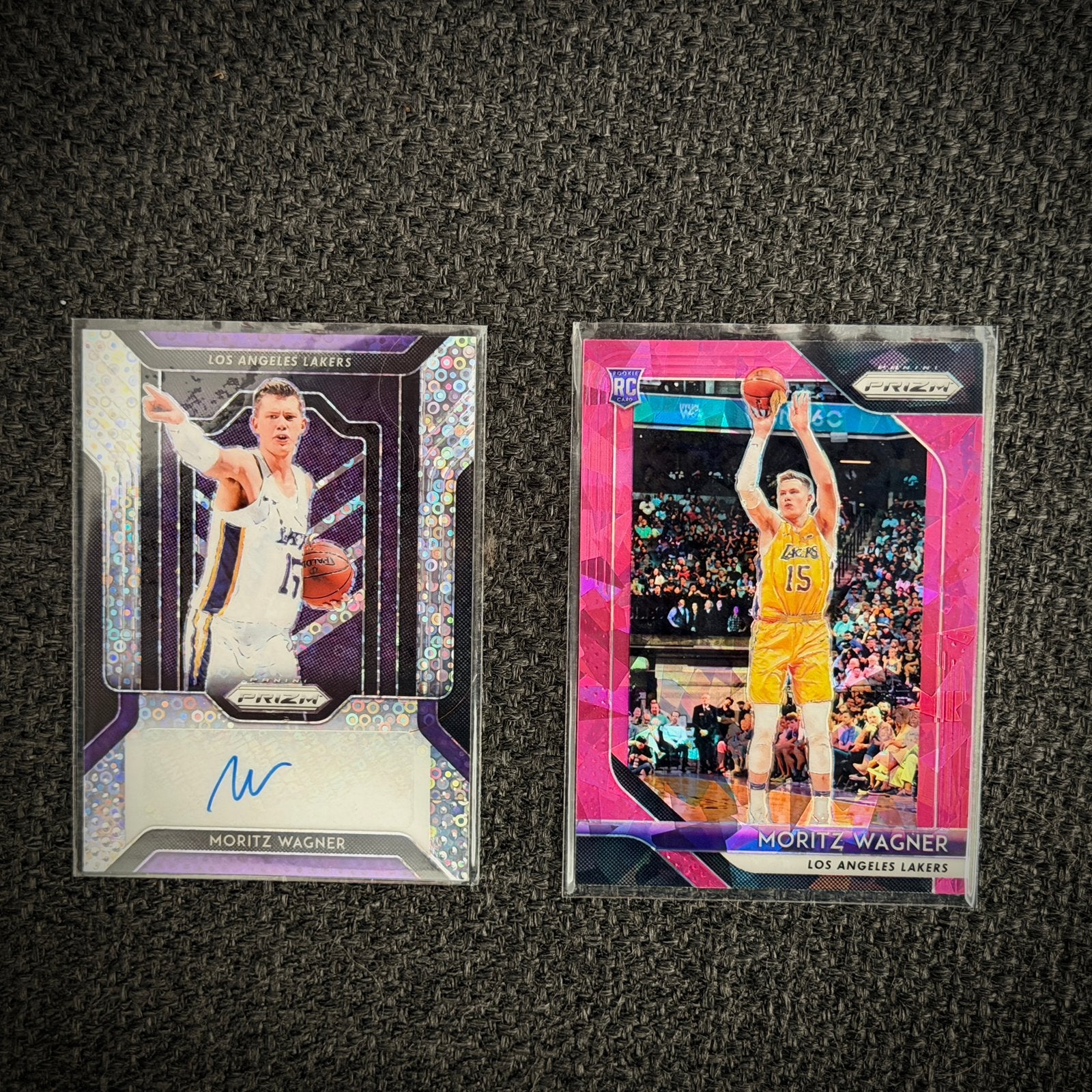 NBA Mo Wagner rookie cards Panini basketball prizm kaartjes, Hobby en Vrije tijd, Stickers en Plaatjes, Ophalen of Verzenden, Zo goed als nieuw