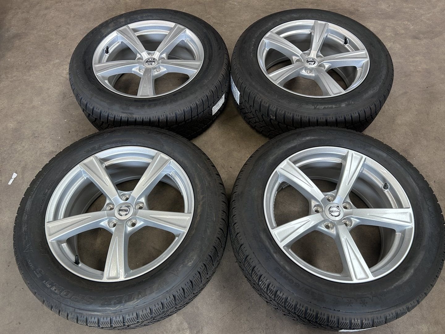 ✅ NIEUWE 18 inch velgen + winterbanden Volvo XC60 XC90, 18 inch, Gebruikt, -, -