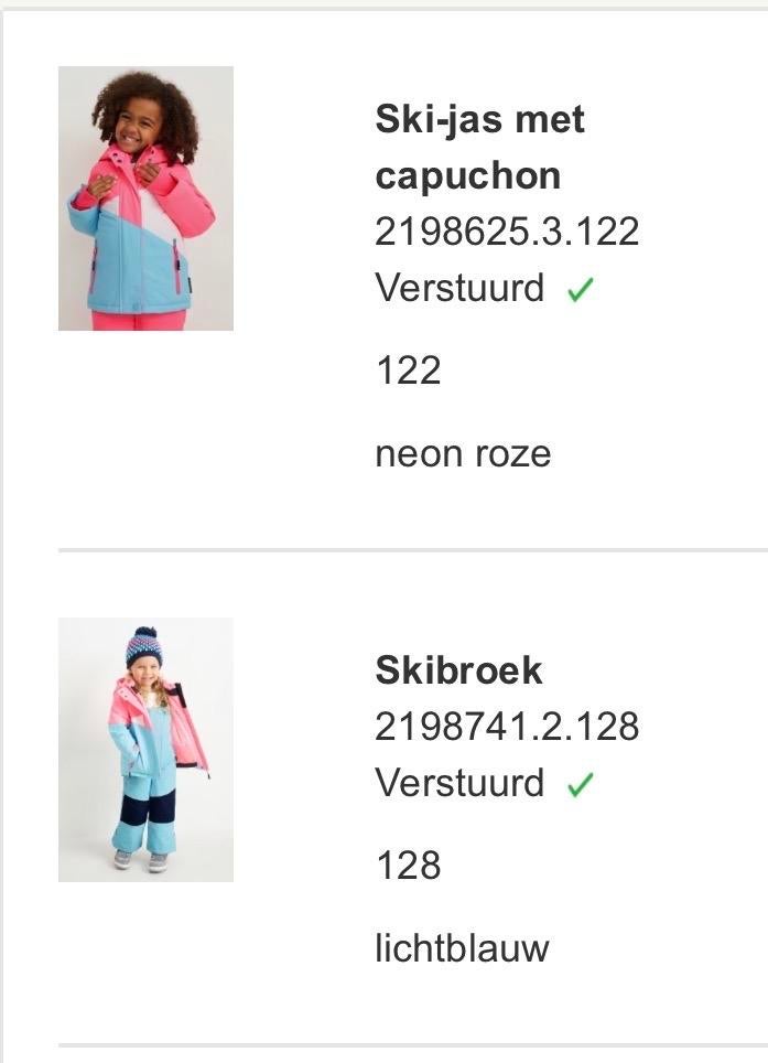 Kinder Ski-jas en Skibroek Set, Ophalen, Nieuw, Jongen of Meisje, Overige typen