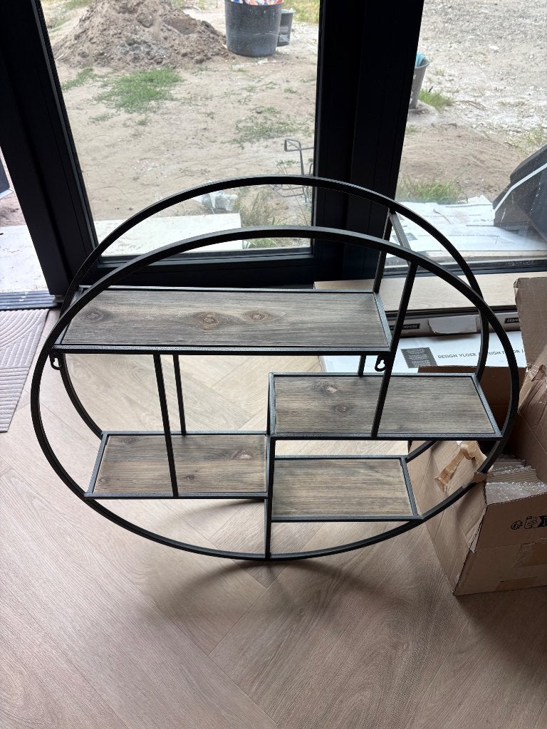 Wandrek rond, Huis en Inrichting, Woonaccessoires | Wandplanken en Boekenplanken, Ophalen, Zo goed als nieuw