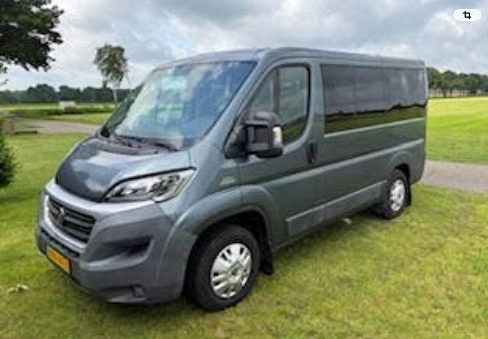 Rolstoel bus Fiat Ducato side -by -side, Auto's, Stof, Overige kleuren, Stoelverwarming, 2280 kg
