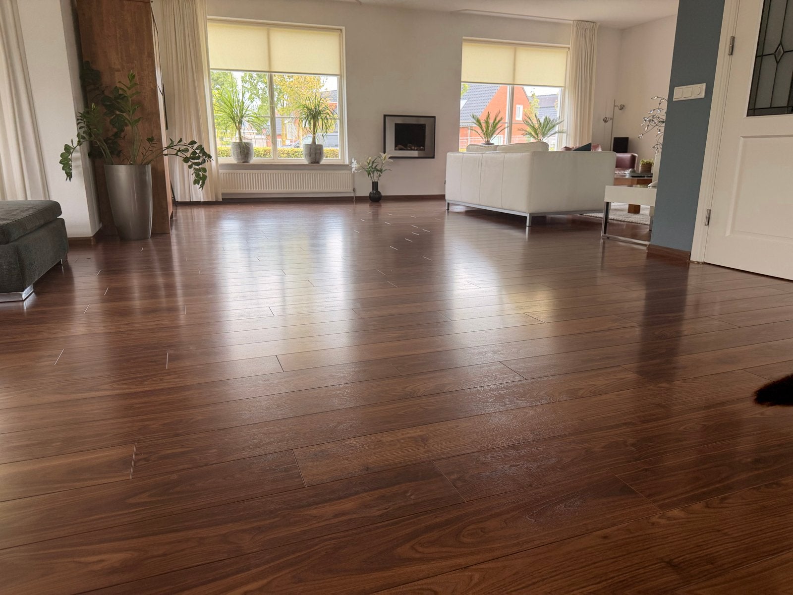 Quickstep laminaat vloer, ca. 70m2, Huis en Inrichting, Ophalen, Gebruikt, Bruin, 50 tot 75 m²