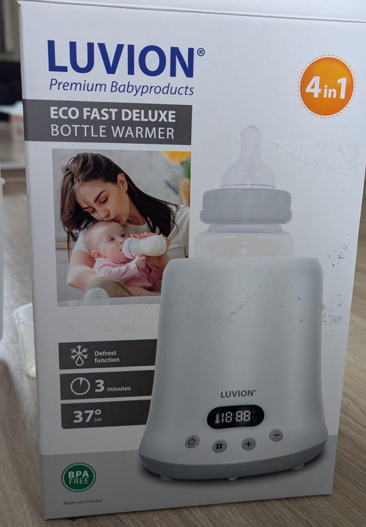 LUVION Eco Fast Deluxe 9 in 1 Flessenwarmer - Sterilisator, Verzenden, Zo goed als nieuw, Overige typen