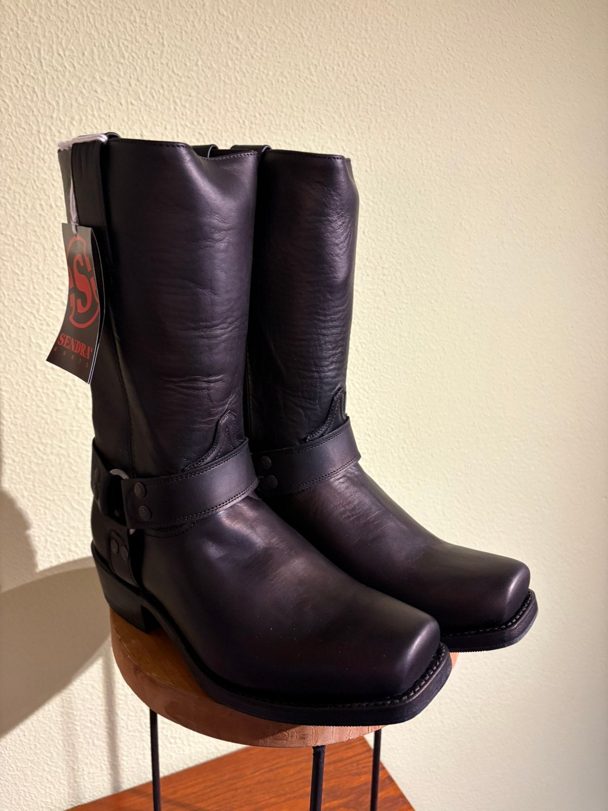 Sendra boots cowboylaarzen mt 42 zwart metallic look, ., Zwart, Boots, Nieuw