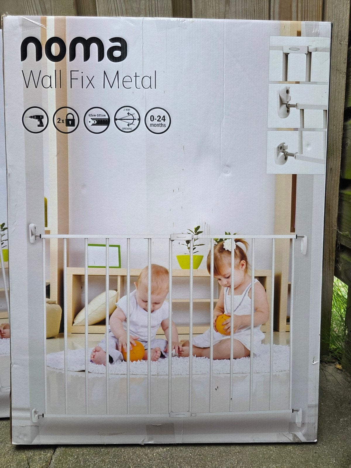 Noma Wall Fix Metal traphekje (nieuw in doos), Nieuw, 100 tot 115 cm, Ophalen of Verzenden, Metaal of IJzer