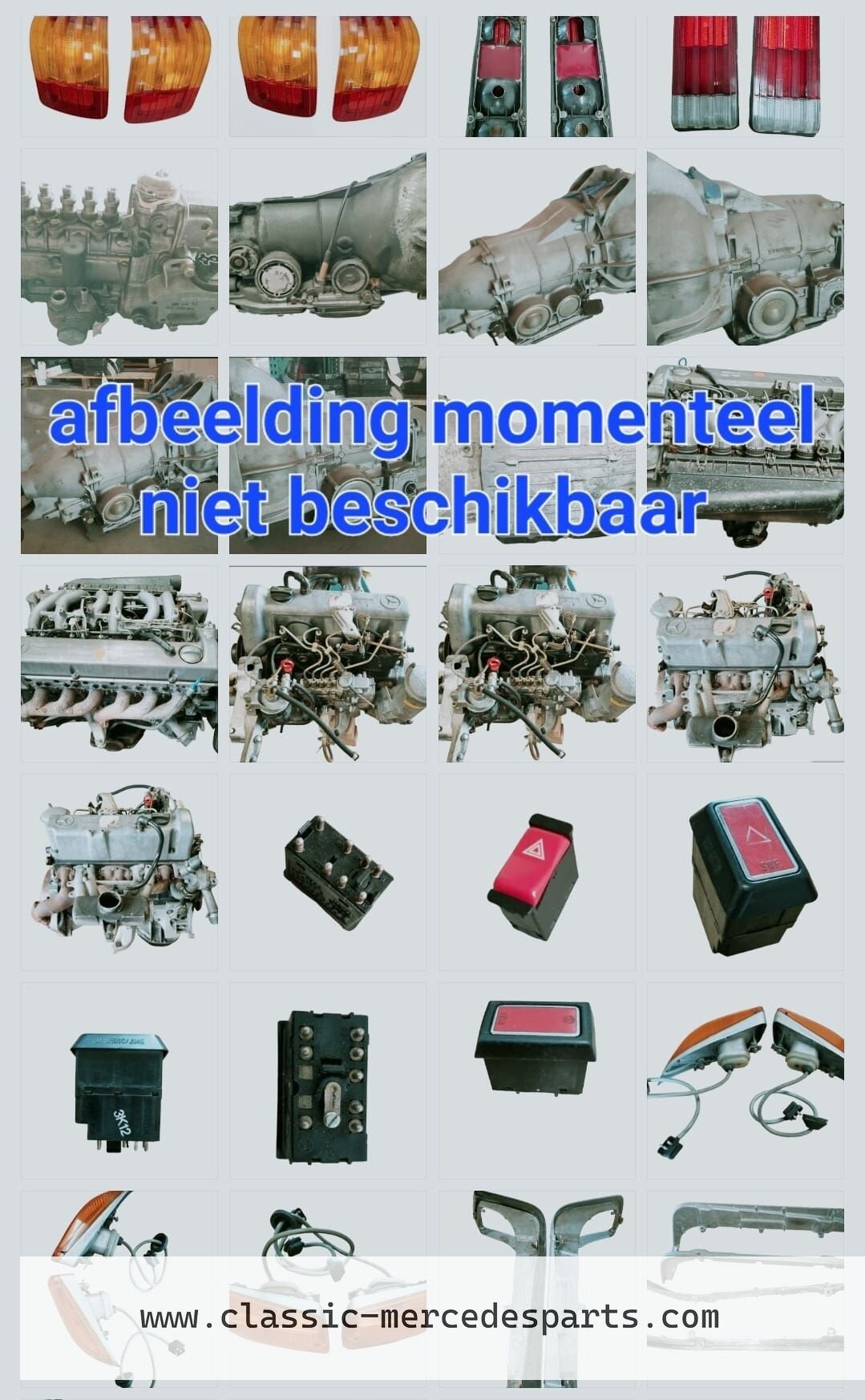 Achterraam achterruit Mercedes w114 w115 oldtimer met verwar, Ophalen, Gebruikt, -, -