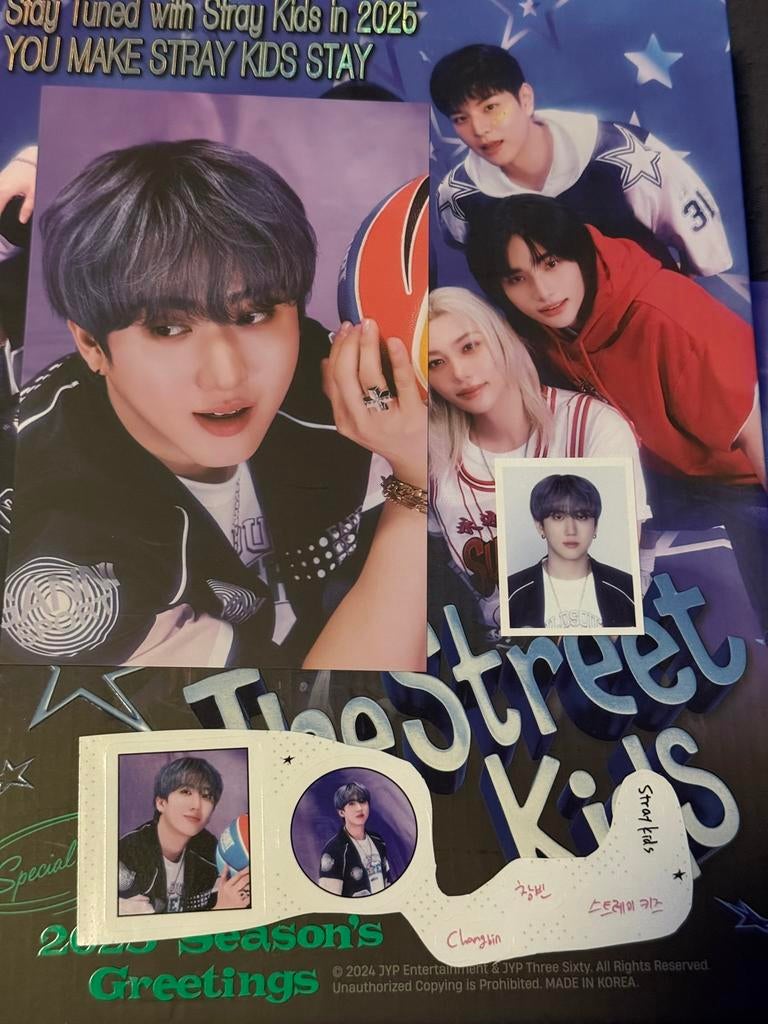 Stray Kids Changbin pakketje the street kids, Ophalen of Verzenden, Zo goed als nieuw, Foto of Kaart