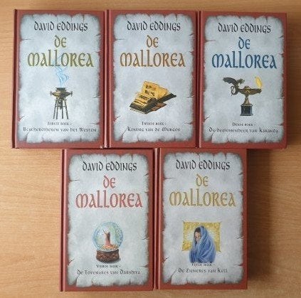David Eddings - De Mallorea 1 t/m 5 (HC), Boeken, Verzenden, Gelezen, David Eddings