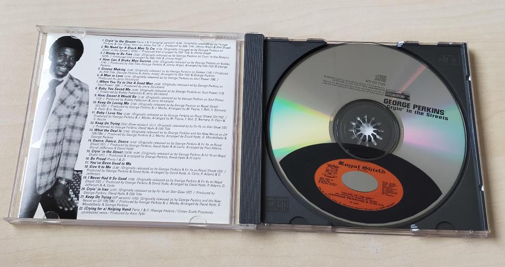 George Perkins - Cryin' In The Streets CD 1968-1979, Cd's en Dvd's, Ophalen of Verzenden, Zo goed als nieuw